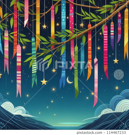 Tanabata decoration 114467233
