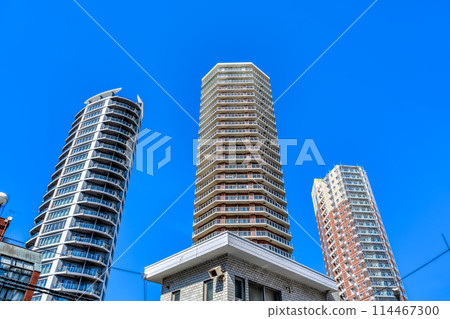 東京中野區東中野站的都市景觀 東京中野區東中野站的都市景觀 114467300