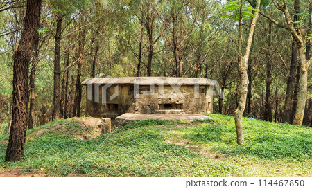 A Military Bunker On The Hill In Vietnam. A Military Bunker On The Hill In Vietnam. 114467850