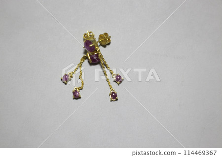 Vintage stylish female gem and jewelry 114469367