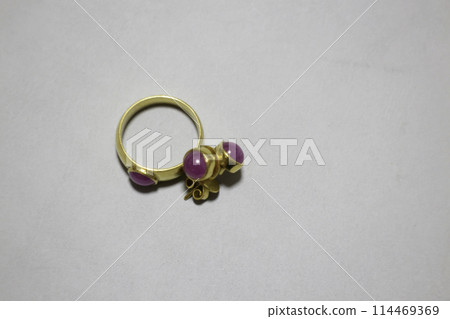 Vintage stylish female gem and jewelry 114469369