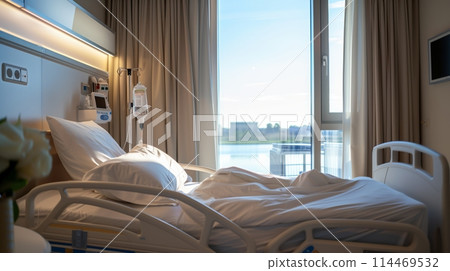 醫院單間，床靠窗 114469532