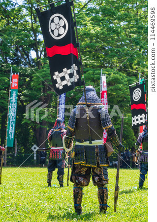 Nagashino Battle Flag Festival, Matchlock Gun Demonstration (Shinshiro City, Aichi Prefecture) 114469598