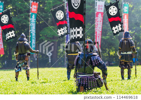Nagashino Battle Flag Festival, Matchlock Gun Demonstration (Shinshiro City, Aichi Prefecture) 114469618