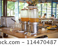 Breakfast set , Orange juice and Apple juice 114470487