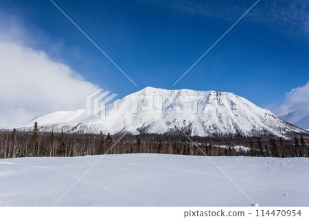 Hibiny mountains, springtime at Russian Nord, sunshine 114470954