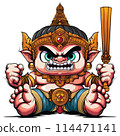 Thai giant cartoon chibi style. 114471141