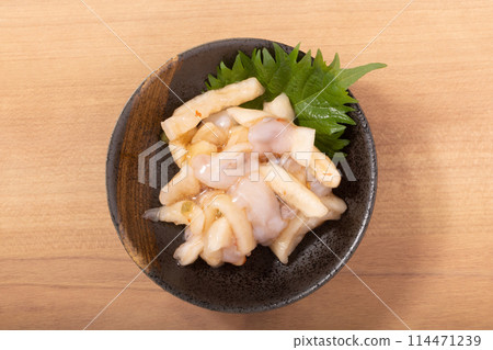 Octopus and Wasabi (Rice Octopus, Dried Daikon Radish) 114471239