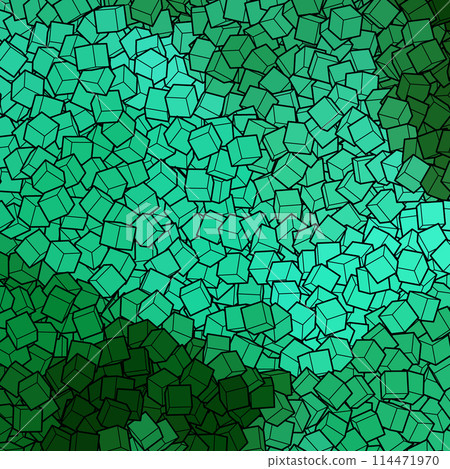 Abstract vector background. Geometric figures. Color cubes. eps 10 114471970