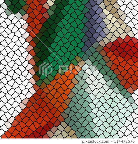 Abstract geometric triangles futuristic technology background. Illustration vector. Color pebbles. eps 10 114472576