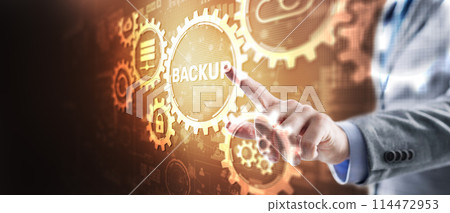 Backup Storage Data Technology Business concept. Software hardware infrastructure Backup Storage Data Technology Business concept. Software hardware infrastructure 114472953