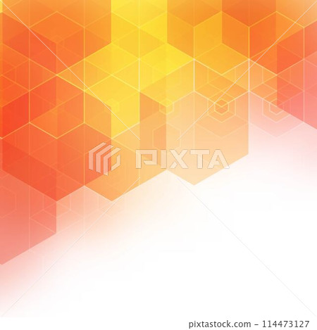 Yellow hexagon background. Presentation template. Vector background. eps 10 Yellow hexagon background. Presentation template. Vector background. eps 10 114473127