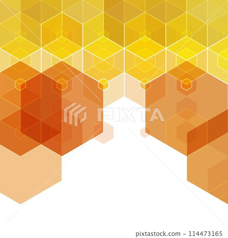Abstract vector background. Geometric image. polygonal style. Yellow hexagon. eps 10 Abstract vector background. Geometric image. polygonal style. Yellow hexagon. eps 10 114473165