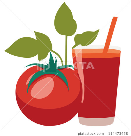 番茄和番茄汁 114473458
