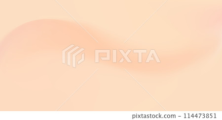 Beige nude background. Cream warm banner with wave. Delicate peach luxury backdrop. Beige nude background. Cream warm banner with wave. Delicate peach luxury backdrop. 114473851