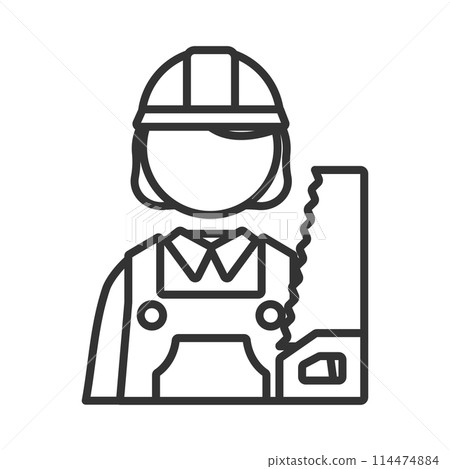Carpenter woman Carpenter woman 114474884