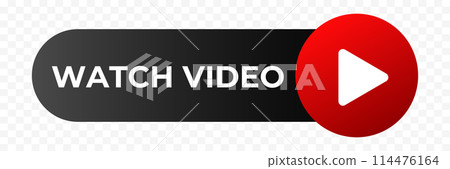 Minimalist red play video button . Red play button design. Minimalist red play video button . Red play button design. 114476164