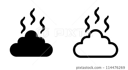 Co2 carbon dioxide cycle icon. Co2 emissions neutral 114476269