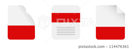 Document file icon. Document flat icon 114476361