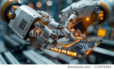 Robotic process for manufacturing chip and processor components 114476992