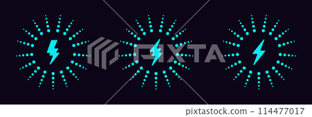 Battery charge Dynamic Energy and Thunder Bolt Vector Logo Battery charge Dynamic Energy and Thunder Bolt Vector Logo 114477017