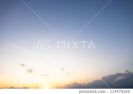 Sky and cloud at evening for background. 114478269