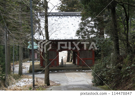 日本三大風景之一的京都天橋立的春天景色 日本三大風景之一的京都天橋立的春天景色 114478847