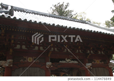 日本三大風景之一的京都天橋立的春天景色 114478849