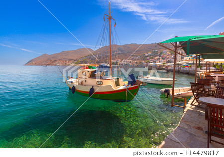 Symi Island Harbor, Greece 114479817