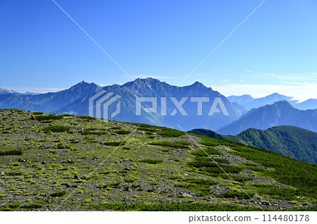 Morning view from Mt. Norikura, Mt. 114480178