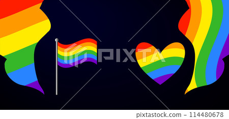Honoring Celebrate Pride Month LGBTQ Creative Illustration Beautiful And Stunning Design Honoring Celebrate Pride Month LGBTQ Creative Illustration Beautiful And Stunning Design 114480678