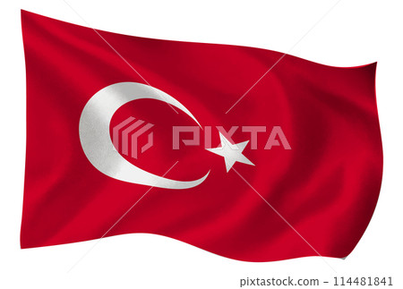 Türkiye country flag world icon 114481841