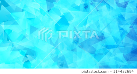 Triangle blue technology pattern background Triangle blue technology pattern background 114482694