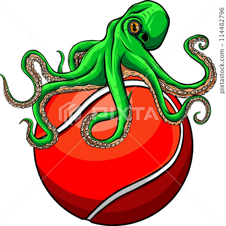 tennis ball on white background vector illustration tennis ball on white background vector illustration 114482796