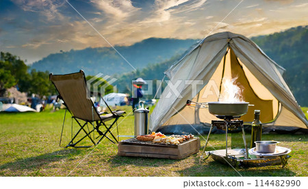 Outdoor and camping image materials 114482990