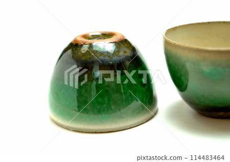 Oribe porcelain cup 114483464