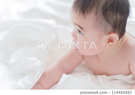 Naked baby, 0 years old Naked baby, 0 years old 114484893