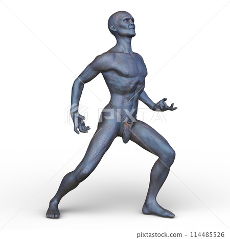 Male primitive man 114485526