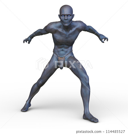 Male primitive man Male primitive man 114485527