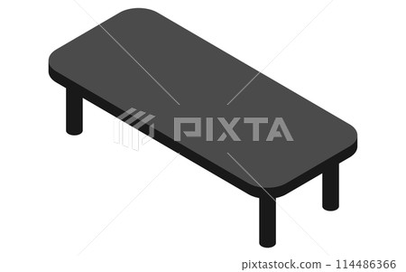 內部:矮桌,等距插圖 內部:矮桌,等距插圖 114486366