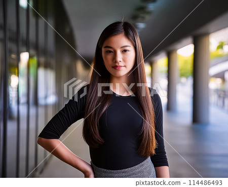 Young lady's portrait 114486493