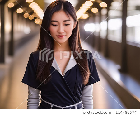Young lady's portrait 114486574