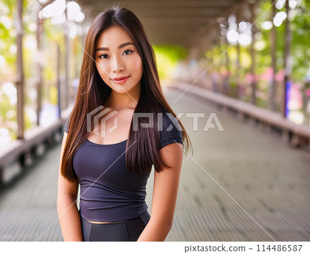 Young lady's portrait Young lady's portrait 114486587