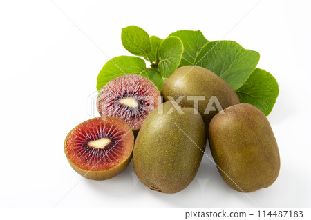 白底獼猴桃_寶石紅 114487183