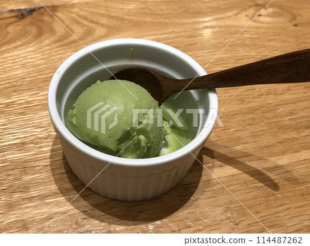 Matcha ice cream Matcha ice cream 114487262