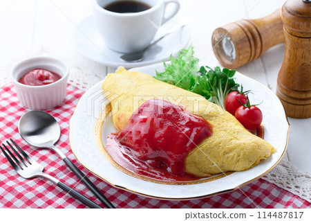 Omelet rice Western food Omelet rice Western food 114487817