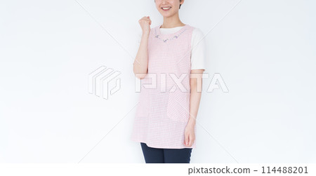 Guts pose nursery teacher 114488201