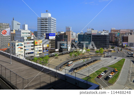 Oita City (North Exit of Oita Station Building) 114488248