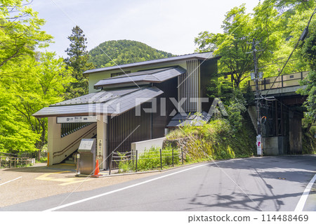 Eizan Train Kishinka Eki Station 114488469