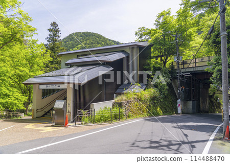 Eizan Train Kishinka Eki Station 114488470